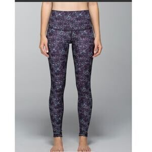 Lululemon Wunder Under Pant Full-On Luxtreme Roll Down Fitness Gym Workout